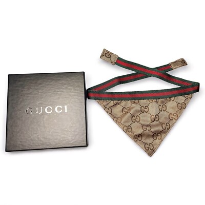 GUCCI シルク　ミニスカーフ　シェリーライン　犬　ドッグ　イタリア製　グッチ 20240307_144326951.jpg