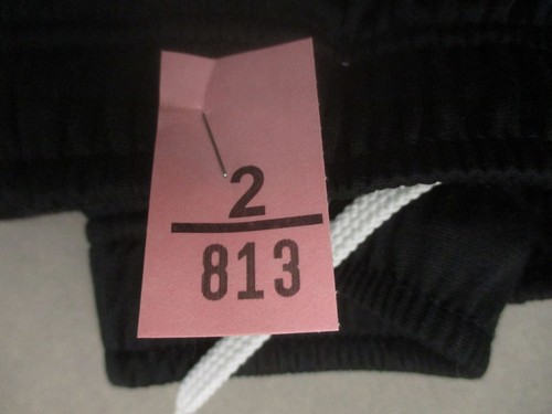 NIKE Size S Girls Black Stretch Waist Pocket Pull On Drawstring Track Pants 813 - Picture 9 of 9