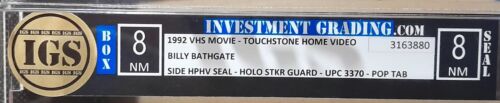 BILLY BATHGATE 1991/1992 ORIGINAL vhs new graded IGS 8/8 NM NICOLE KIDMAN - Picture 2 of 3