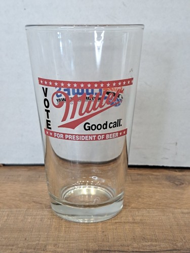 Stimme Miller für Präsident von Bier Glas Pint Lowes Charlotte Motor Speedway SELTEN - Bild 1 von 6