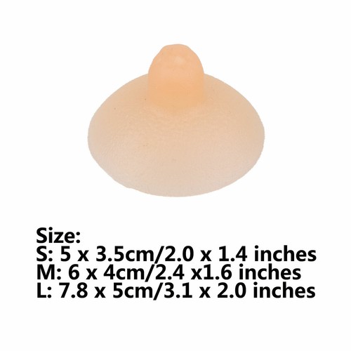 2 Enhancer Fake Breast Form Boob Silicone Nipples Mastectomy Prosthesis Bra Pads - Picture 10 of 65