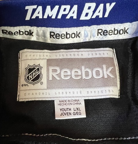 Camiseta deportiva Reebok Tampa Bay Lightning Bolts Stamkos 91 juvenil L/XL - Imagen 3 de 4