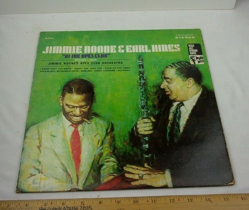 Jimmy Noone & Earl Hines at the Apex Club 1928 V1 vinyl VG record album - Picture 1 of 3