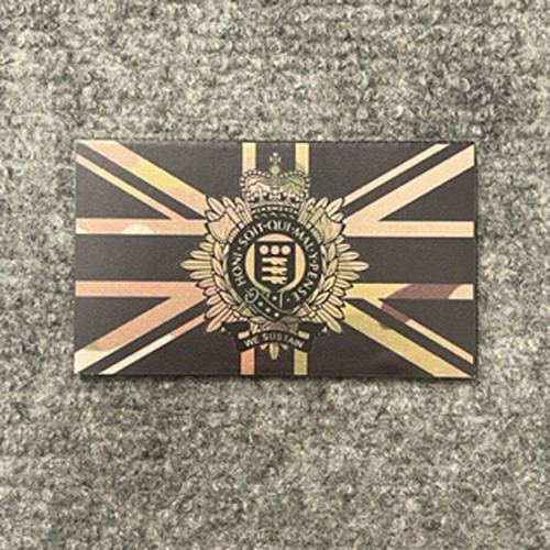 Union Jack Flag IR Style Royal Logistic Corps Multicam Morale Patch 85mm x 50mm - Picture 4 of 6