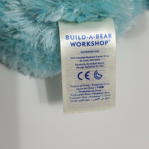 Peluche Costruisci un Orso Disney Aladino Principessa Gelsomino Blu Oro Scintillante 16" - Foto 3 di 5