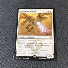 Sunscorch Regent Magic The Gathering Mtg Dragons of Tarkir Card
