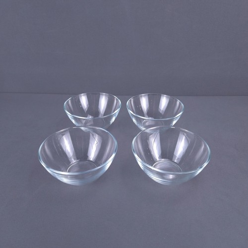 Vintage Arcoroc France Classique klar massiv Teller Set Schüsseln Tassen Dessert 19 Teile - Bild 14 von 19