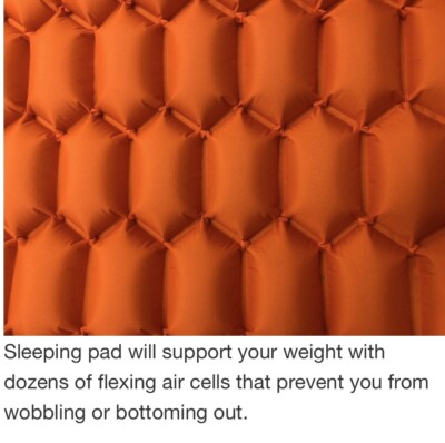 Cascade Mountain Tech, Inflatable Sleeping Pad with Pillow