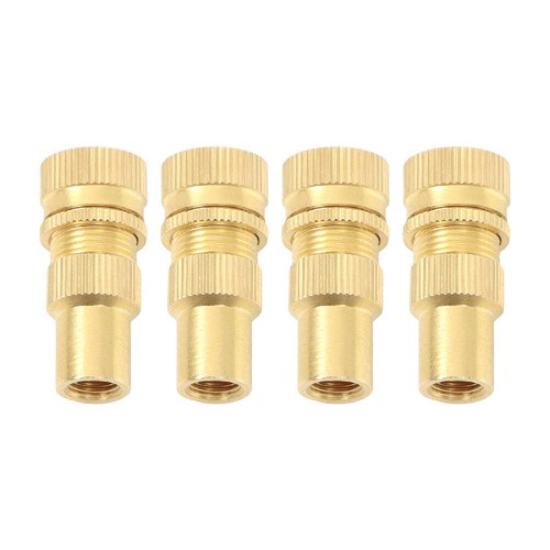 Tyre Deflators Brass Air Deflator 0-60 PSI Tire Valve Core Tool Automatic 4Pcs - Picture 3 of 9