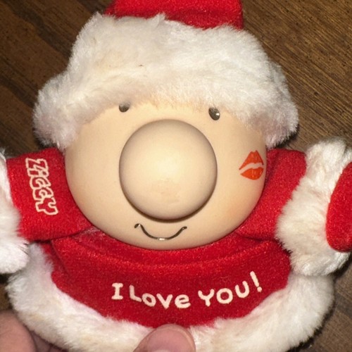 Ziggy Santa Doll ~ I Love You! Christmas American Greetings 1980s Plush Vintage - Picture 2 of 8