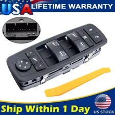 Master Power Window Switch Front Left For 2014-18 Jeep Grand Cherokee 68184803AC