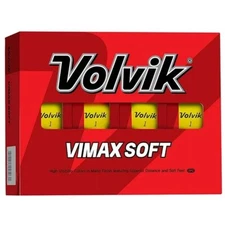 Volvik Vimax Soft Golf Balls New 12 Count, Dozen Yellow (3 PACKS TOTAL)