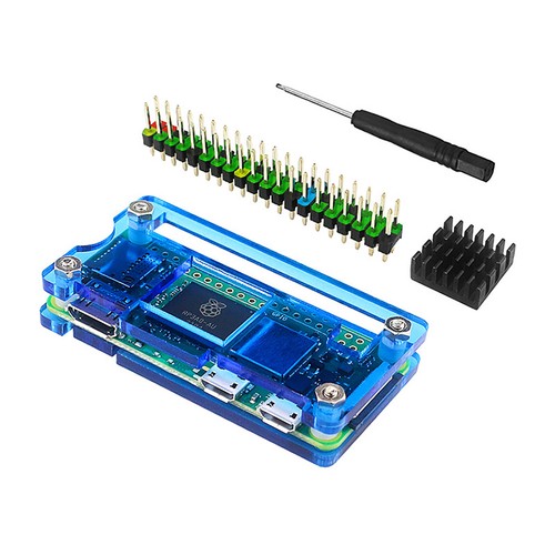Für Raspberry Pi Zero W/2W/WH Acryl Gehäuse Box Case Schutz & Kühlkörper 40Pin
