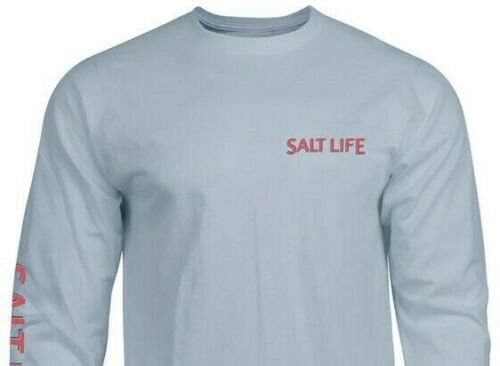 Camiseta para hombre Salt Life aleta trasera gráfica manga larga - 2XL/XL/Grande - Nueva con etiquetas - Imagen 4 de 4
