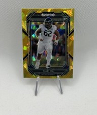 2023 Prizm Draft Picks Siaki Ika Gold Ice #184 Baylor-Cleveland Browns RC
