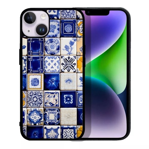 turkish tiled blue print Anti fingerprint For Samsung S7 S8 S9 S10 S20 Plus Lite - Picture 7 of 25