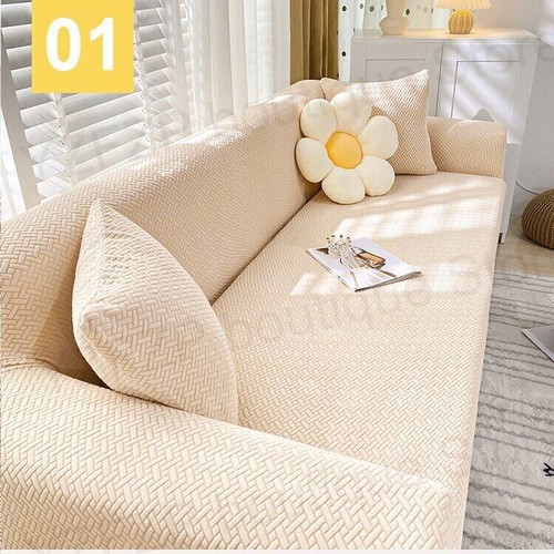 Fabric Sofa Cover  Thick Slipcover Couch Sofacovers Stretch Elastic Sofa Covers - Bild 7 von 30