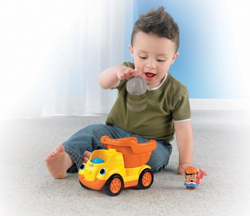 Fisher-Price Little People Rumblin Rocks Dump Truck - Picture 7 of 9