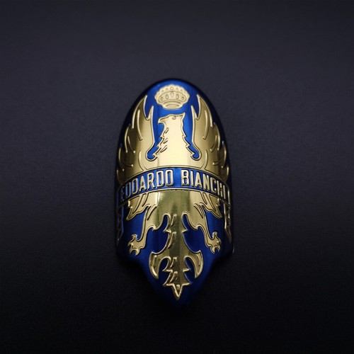 2 Stück Bianchi Metall Fahrrad Kopf Abzeichen BMX Aufkleber Fahrrad Aufkleber Decal für Fahrrad - Bild 16 von 19