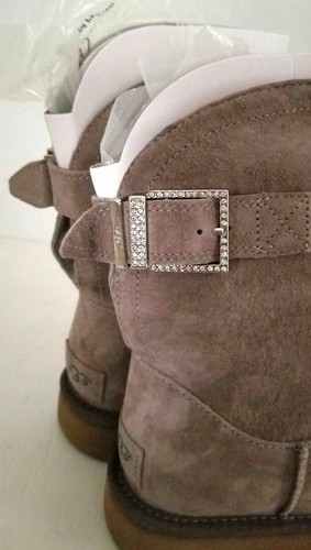 NEU IM KARTON! UGG DAMEN REMORA WILDLEDER LAMMFELL SCHNALLE KRISTALL GLITZER STIEFEL 7, 8 - Bild 16 von 16