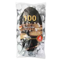 100X Teelichter Weiß 100Er Pack Im Beutel Kerzen 4H Brenndauer Neu Ovp
