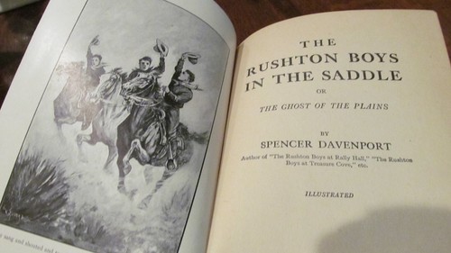 *Rushton Boys in the Saddle By Spencer Davenport -1916- Young Adult Western VTG - Picture 2 of 4