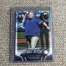2024 Topps Update #FP-6 Andy Reid First Pitch Kansas City Royals