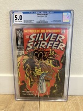 SILVER SURFER #3 CGC 5.0 1ST APPEARANCE OF MEPHISTO MARVEL 1968 MCU!? Classic !!