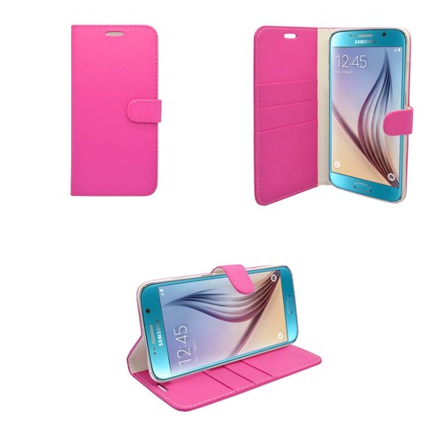Funda Cartera Para Samsung Galaxy S6 Con Flip De Cuero PU Y Ranura Para Tarjeta - Imagen 12 de 15