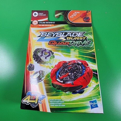 Beyblade Burst Quad Drive CYCLONE ROKTAVOR R7 Starter Pack with Launcher - Picture 5 of 5