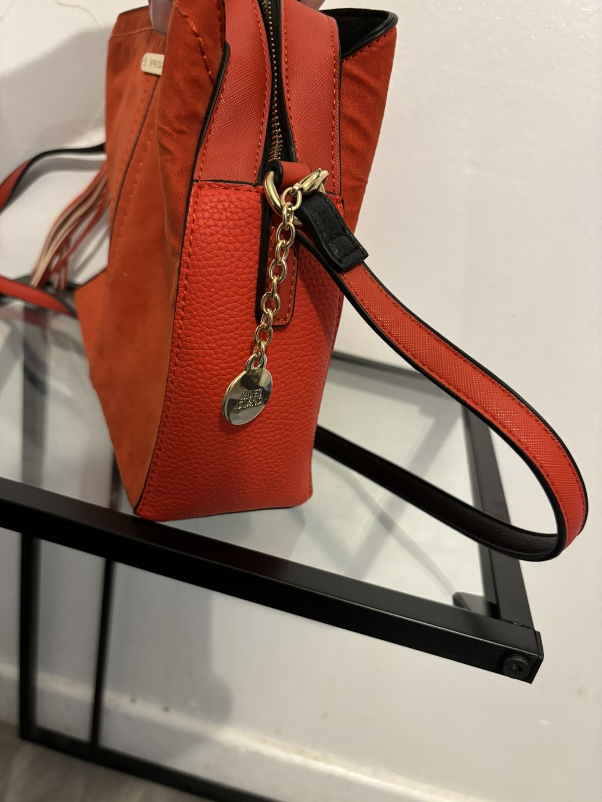 Red Autumn Autumnal River Island Cross Body Bag Handbag eBay