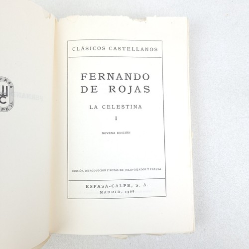 4 Vintage Clásicos Castellanos PPB Cervantes, Fernando de Rojas, Tirso De Molina - Picture 3 of 19