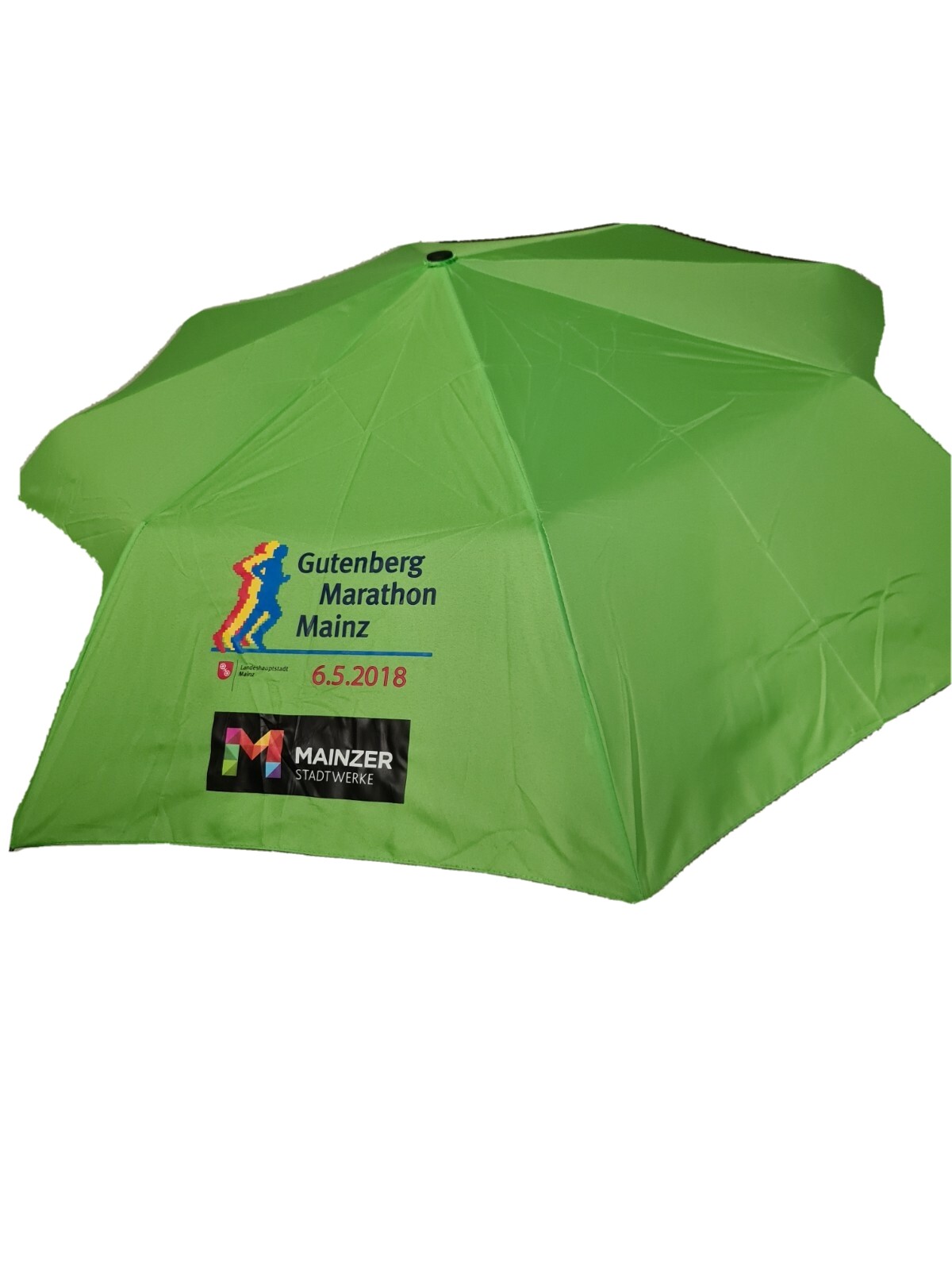Regenschirm, klappbar, Gutenberg Marathon Mainz, sehr leicht mit Hülle, Neu