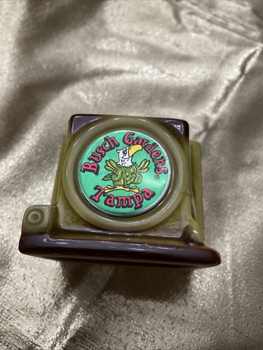 CL08 Vintage Ceramic Camera Toothpick Holder Bush Garden Florida Souvenir - Imagen 7 de 7