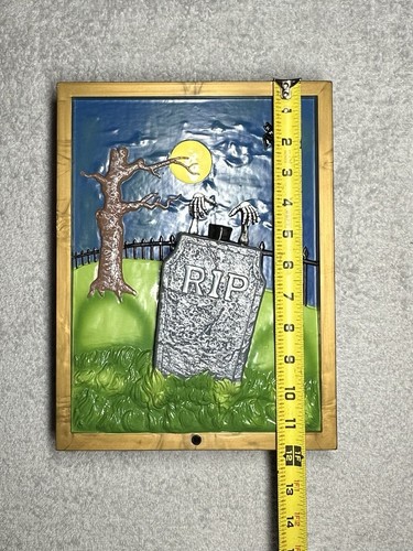The Paper Magic Group Halloween Decor Blowmold Cemetery (1998) TESTED works VTG - Picture 17 of 17