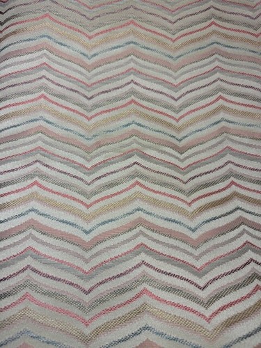 Pier 1 Curtain Panels Set SAND MULTI WAVES Metallic RARE 84 x 54 Tab Top Lined - Picture 5 of 8