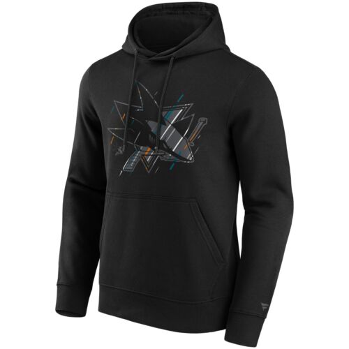 NHL San Jose Sharks Hoody Hooded Pullover Etch Hoodie Hooded Sweater - Picture 1 of 3