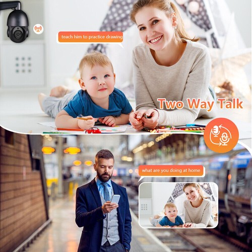 50X Zoom POE PTZ Speed Dome Auto Tracking 4K 8MP IP Camera 2 Way Audio NEW - Picture 4 of 12