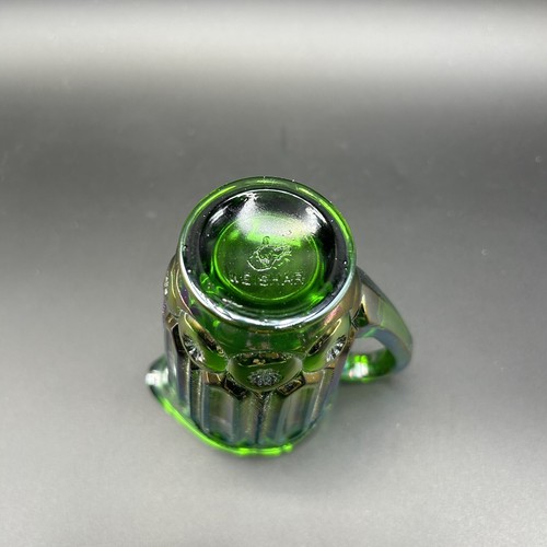 Weishar Mond & Sterne Miniatur Wasserkrug im grünen Karnevalsglas - Bild 4 von 6