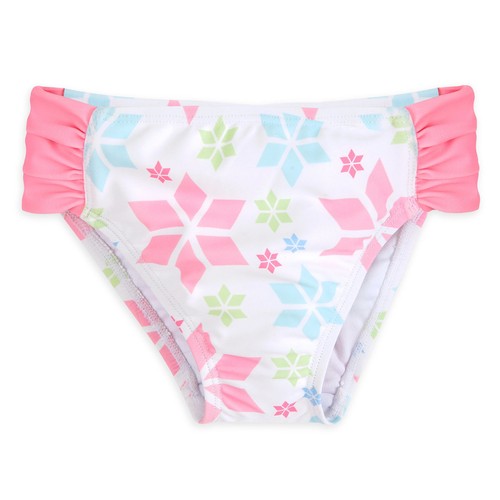 NWT Disney Store Frozen Elsa Anna Rash Guard Short Set Swimsuit 4,5/6,7/8,9/10 - Picture 4 of 5