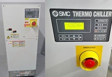 SMC INR-498-011C THERMO CHILLER INR SERIES HEAT EXCHANGER 10kA *POWERS UP*