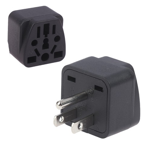 Universal German Russia AU UK Kr EU To US AC Power Socket America Plug - Afbeelding 13 van 15