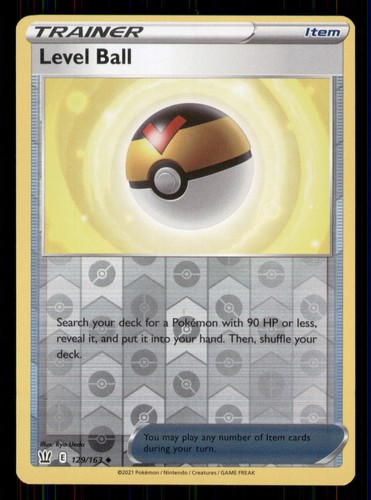 Level Ball SWSH05: Battle Styles #129/163 Uncommon Reverse Holo Pokemon LP - Picture 1 of 2