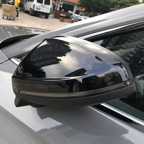 Tapas de cubierta de espejo negro brillante para Audi A4 B9 S4 A5 S5 RS5 2016-23 con asistencia de carril - Imagen 3 de 12