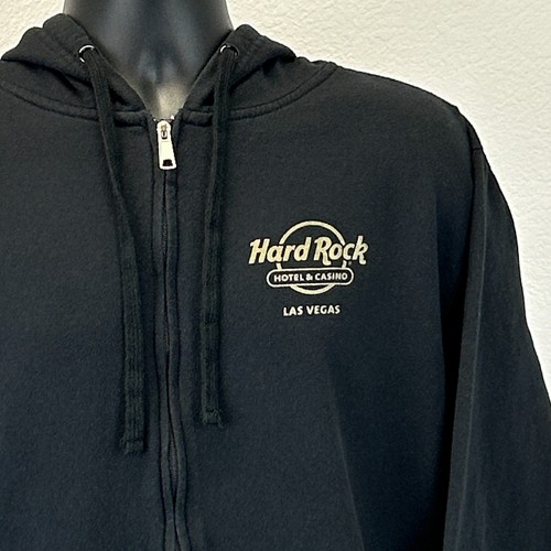 Las Vegas Golden Knights Hoodie Herren XL X-Large Hard Rock Cafe Casino NHL schwarz - Bild 5 von 7