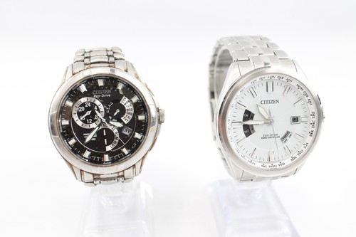 Herren verschiedene Citizen Eco Drive Uhren Quarz UNGETESTET x 2