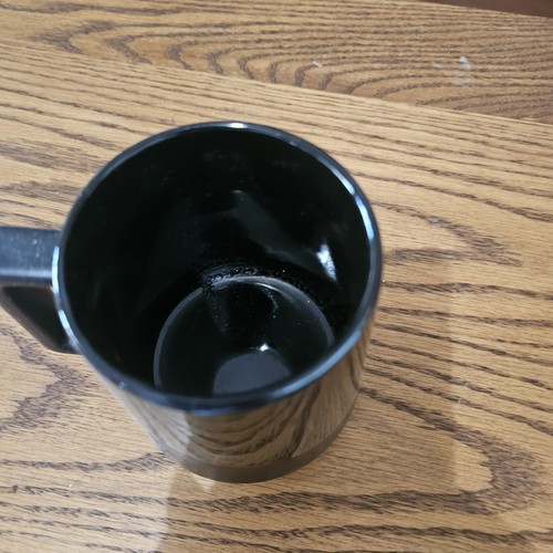 STARBUCKS 2017 MATTE BLACK & MIRRORED CERAMIC COFFEE MUG 14 OZ IRIDESCENT - Picture 3 of 4