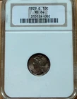 1929 D Mercury Dime Uncirculated Sealed