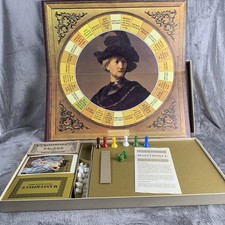 Vintage 1970 Masterpiece Art Auction Board Game Parker Brothers 100% Complete