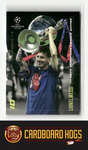Topps 2020 de Lionel Messi #NNO Lionel Messi FC Barcelona Campeón de la UEFA - Imagen 1 de 2